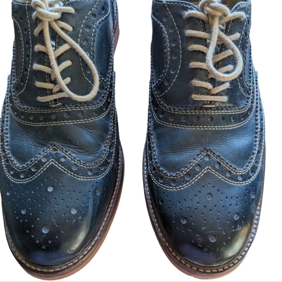 1901 blue oxfords sz 10.5 - Picture 2 of 8